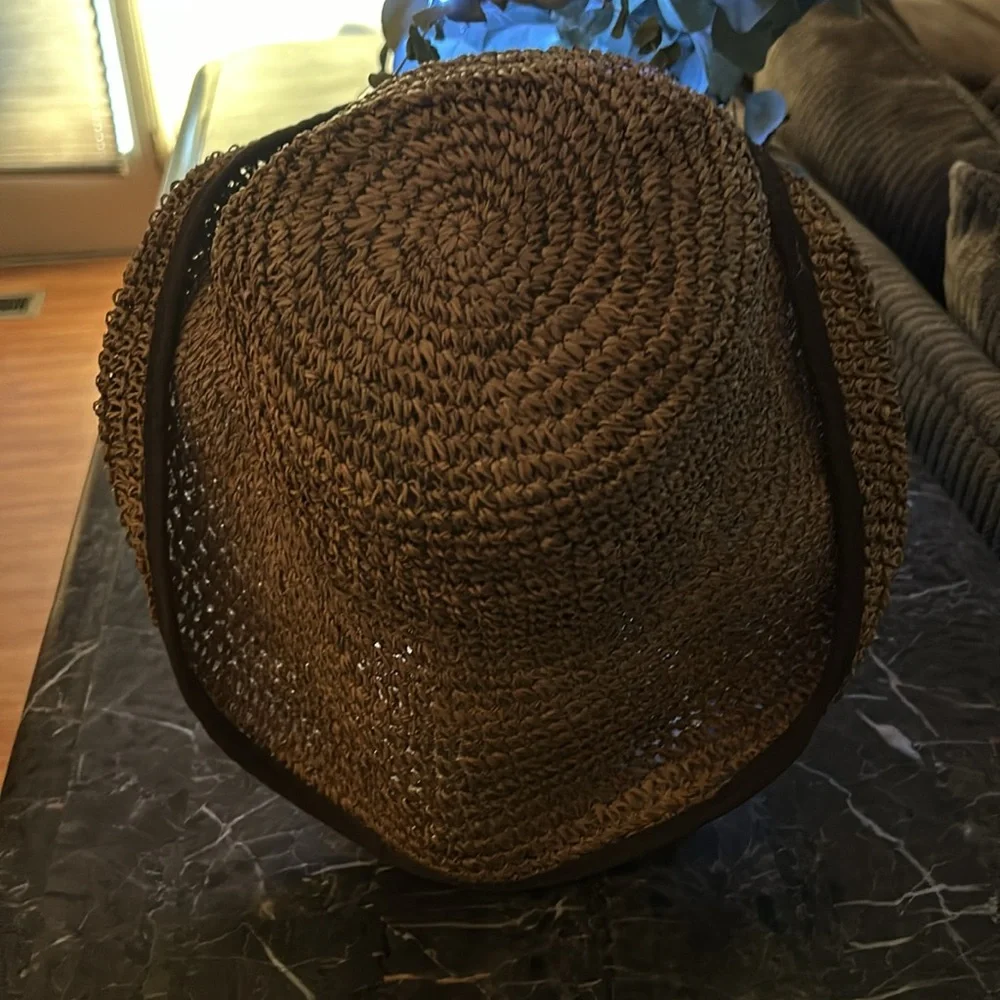 Kathy Jeanne Jute Hat with Comfort Wear Stretch Band - Picture 4 of 6